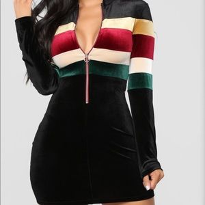 Fashion nova velvet dress